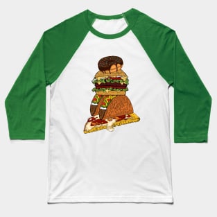 Junk Food Baseball T-Shirt